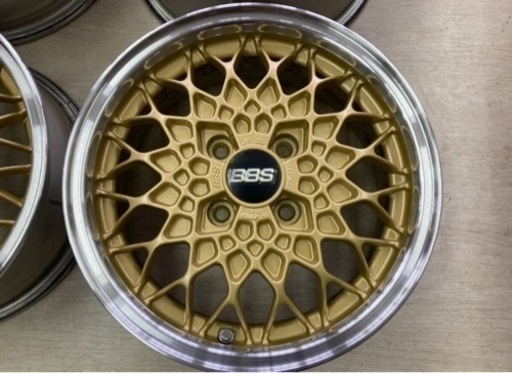 希少！ジェミニ純正BBS◆14インチ 5.5J IS40(オフセット+40) PCD100-4H◆ディスク ゴールドカラー◆ワゴンR 