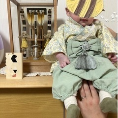 (美品)可愛いベビー袴の画像