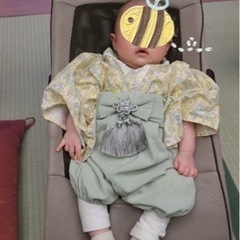 (美品)可愛いベビー袴の画像