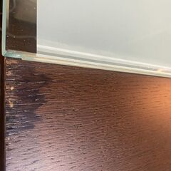 カリガリス Calligaris　伸縮式ガラステーブル　1610(最大伸長1810)×奥行900×高さ760mmの画像
