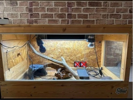 90cm爬虫類ケージ   網とビスはオールステン！