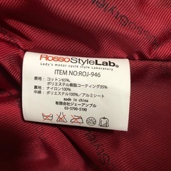 冬用 バイク用フェイクレザージャケット レディースL ROJ-946の画像
