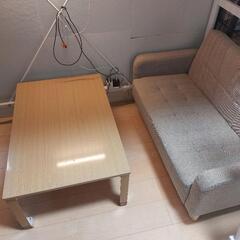 【取りに来てくれる方限定】2人掛けソファ　0円の画像