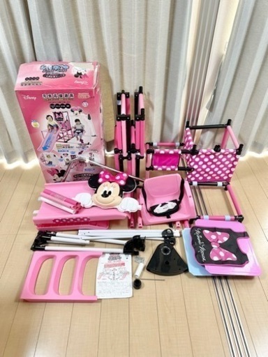 ミニーとあそぼう！おりたたみロングスロープ キッズパーク 滑り台 ブランコ