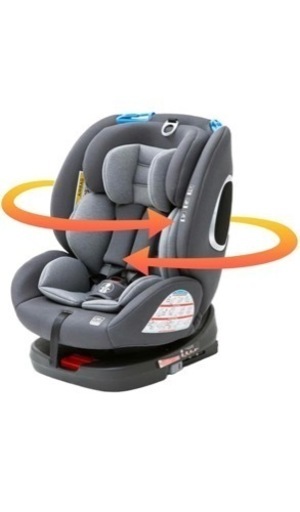 アイリスプラザ ISOFIX固定 チャイルドシート 回転式 新生児から ジュニアシート ベビーシート