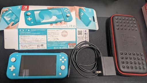 Nintendo Switch Lite ニンテンドースイッチ ライト ターコイズブルー 美品