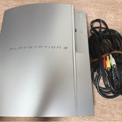 PS3本体　ジャンク品　線つき［2本］