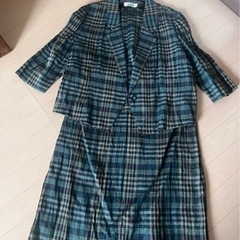【中古品】夏用スーツ　シルバー向け