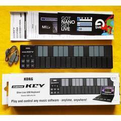 KORG コルグ nanoKEY BK MIDIキーボード