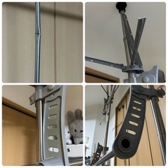 ハンガーラック　スチールラック　大型　突っ張り式の画像