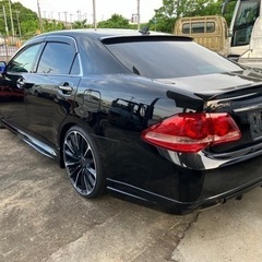 🚙クラウン🚙アスリートナビパッケージ🚙サンルーフ🚙20インチ🚙本革シート🚙エアロパーツ🚙72万円‼️の画像