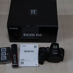値下げ美品のEOSR6ボディ