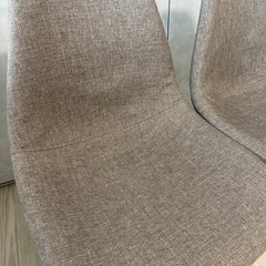 イームズ風ファブリックチェア2脚セットの画像