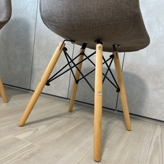 イームズ風ファブリックチェア2脚セットの画像