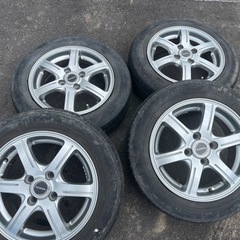  BS ブリヂストン BALMINUM  GR6 14インチ 4H 社外アルミホイール 4本まとめて 14×5.5J PCD100 ハブ径54 オフセット45 中古品 ③