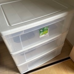 【先着順】3段の収納ケース譲ります