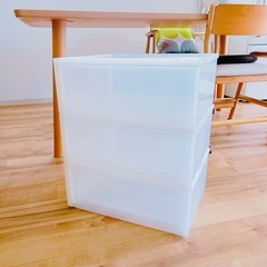 無印良品　ポリプロピレン収納ケース・引出式・小　　3つセット！！！の画像