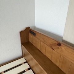 家具 ベッド セミダブルベッドの画像