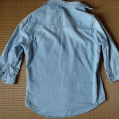 美品 デニム半袖シャツ の画像