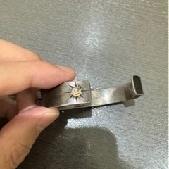 《特注激レア》ゴローズ　（goro's）爪　平打ちブレス バングル　刻印の激レアの画像