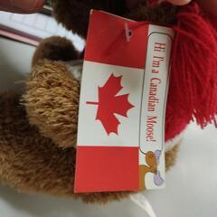 カナダ　トナカイ　ぬいぐるみの画像
