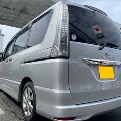 25年式☆ガソリン代 節約☆S-HYBRID入りました‼️月々1.3万円〜分割払い可❗️車検2年付き！大人気☆ニッサン セレナ☆8人乗り☆SDナビ付き☆走行中DVD見れます☆ETC☆バックカメラ☆ドラレコ付きのフル装備☆電動スライドドア☆ウィンカーミラー☆フル装備☆車内広々三列シート‼️の画像