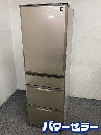 高年式!2021年製!SHARP/シャープ 5ドア冷凍冷蔵庫 412L 自動製氷 プラズマクラスター 幅60 スリム SJ-X414H 中古家電 店頭引取歓迎 R8440