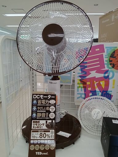 ★ジモティ割あり★ TED Cresc 扇風機 TED-05DC   動作確認／クリーニング済み TC3271