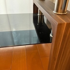 【無料】ガラス天板　テーブル　リビング家具　　　　の画像