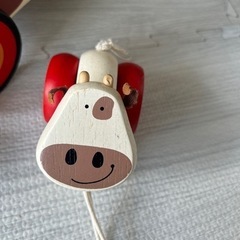手押し車　カタカタ　I'm TOY アイムトイ ウォーカー＆ライド カウ　乗り物　の画像