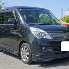 平成２４年式　ソリオ　４WD　ブラック＆ホワイト　人気のブラック...