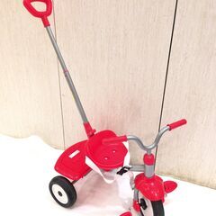 ■11767■折りたたみ 三輪車 乗用玩具 赤 ベビー・キッズ ...