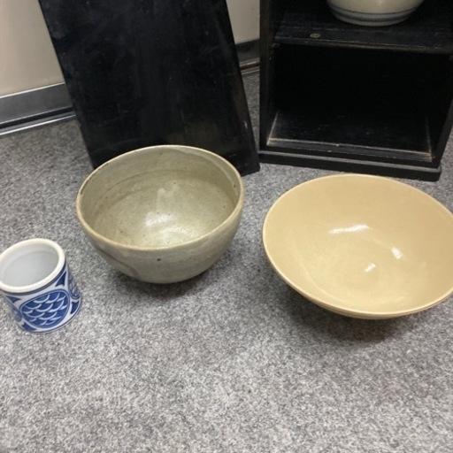 茶道具一式 短冊箱 水指 茶碗 柄杓 茶箱 茶道具セット