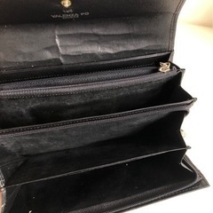 【未使用品】VALENZA PO ゼブラ柄 大容量 長財布 ブラック レディース ファッション小物 二つ折り財布の画像