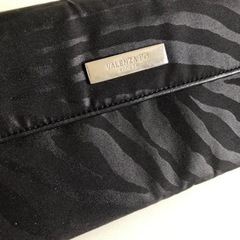 【未使用品】VALENZA PO ゼブラ柄 大容量 長財布 ブラック レディース ファッション小物 二つ折り財布の画像