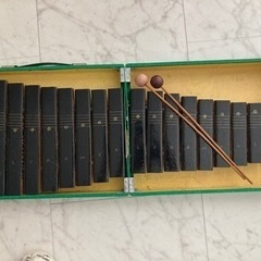 木琴　昭和レトロ　楽器　折り畳み　シロホン　アンティーク