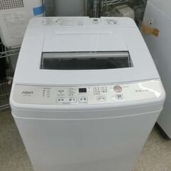 AQUA アクア　全自動洗濯機　AQW-S60H 2020年製　6kg ○AQUA○2020年製○AQW-S60H○