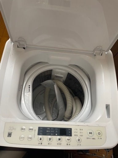 ハイアール/3.3kg 全自動洗濯機 ホワイト /JW-C33B-W