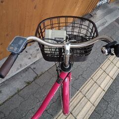  Panasonic] ViVi(ビビ)DX 26吋電動アシスト自転車 8.9Ahバッテリー+充電器+キー3本付き(レッドジンジャー)の画像