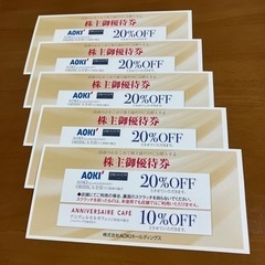 AOKI 株主優待　アオキ　ORIHICA