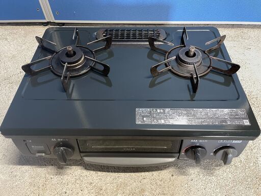 【人気】リンナイ ガスコンロ KSR562BKR 2021年製 LPガス用 良品 早い者勝ち 引取歓迎 配送OK