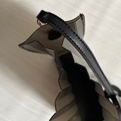 プリーツPVCバッグ ショルダーバッグの画像