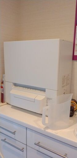 《譲渡終了》【値引き交渉可】Panasonic 食洗機「NP-TSP1-W」分岐水栓無くても設置可！2027年1月7日までの延長保証付き！【7月下旬の引越時や直前付近で当方自宅まで取りに来られる方希望】