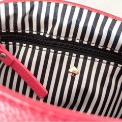 【大幅値下げ】6,000→3,000【正規品・未使用・美品】 Kate spade ♠︎ レザーショルダーバッグ  の画像