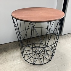 K2406-288 ワイヤーバスケット・サイドテーブル 傷、汚れ有