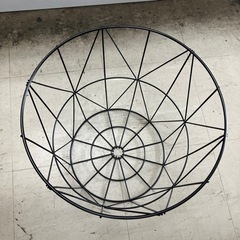 K2406-288 ワイヤーバスケット・サイドテーブル 傷、汚れ有の画像