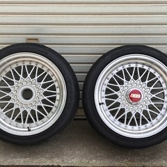 BBS？ 17インチ 10J PCD114.3 5H 5穴 メッ...