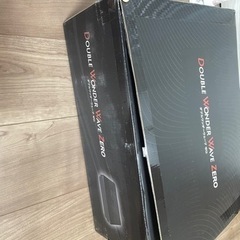 本日かぎり値下げ！定価33000円　超美品　ダブルワンダーウェーブゼロ ブラック |振動マシン 振動マシーン ブルブル振動マシン ブルブル コンパクト 振動の画像