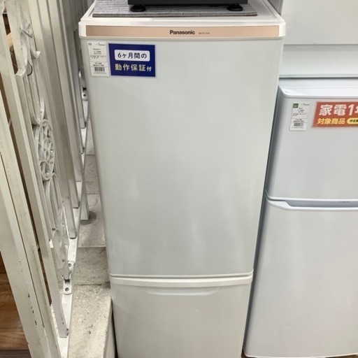 安心6ヶ月保証！ Panasonic(パナソニック) 2ドア冷蔵庫 2014年製 168L NR-B177W-W