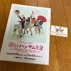 映画「おいハンサム！！2」 ムビチケとクリアファイル
